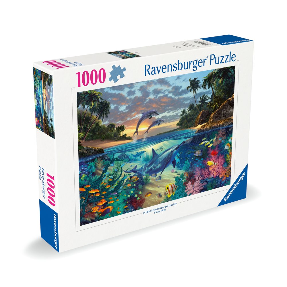 PUZZLE GOLFUL CORALILOR 1000 PIESE DESIGN NOU - RAVENSBURGER (RVSPA00646)