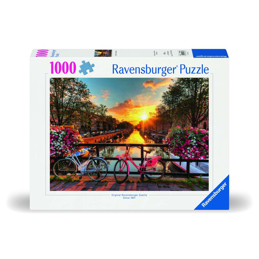 BICYCLES IN AMSTERDAM PUZZLE 1000 PIECES NEW DESIGN - RAVENSBURGER (RVSPA00662)