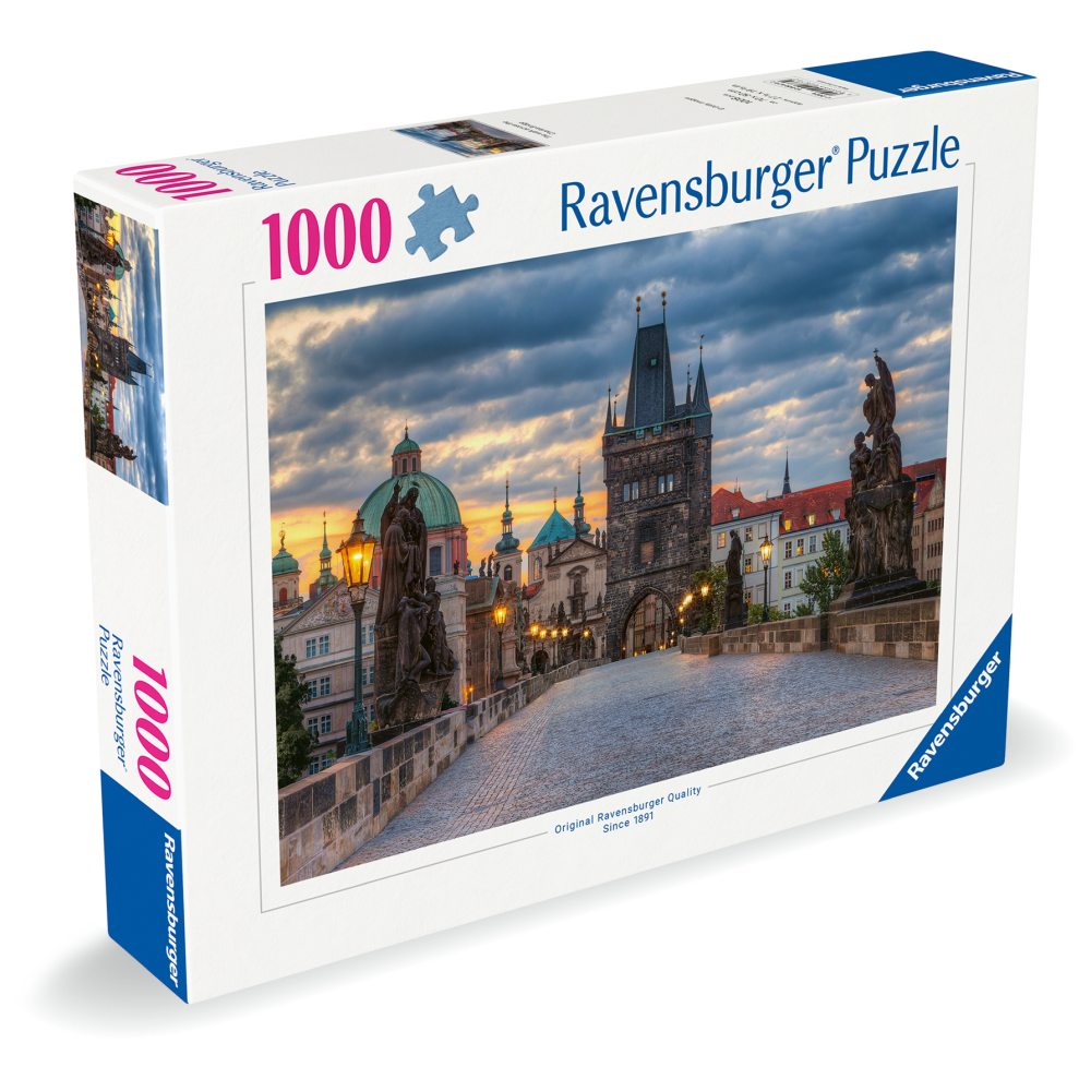 PUZZLE PRAGA 1000 PIESE DESIGN NOU - RAVENSBURGER (RVSPA00673)