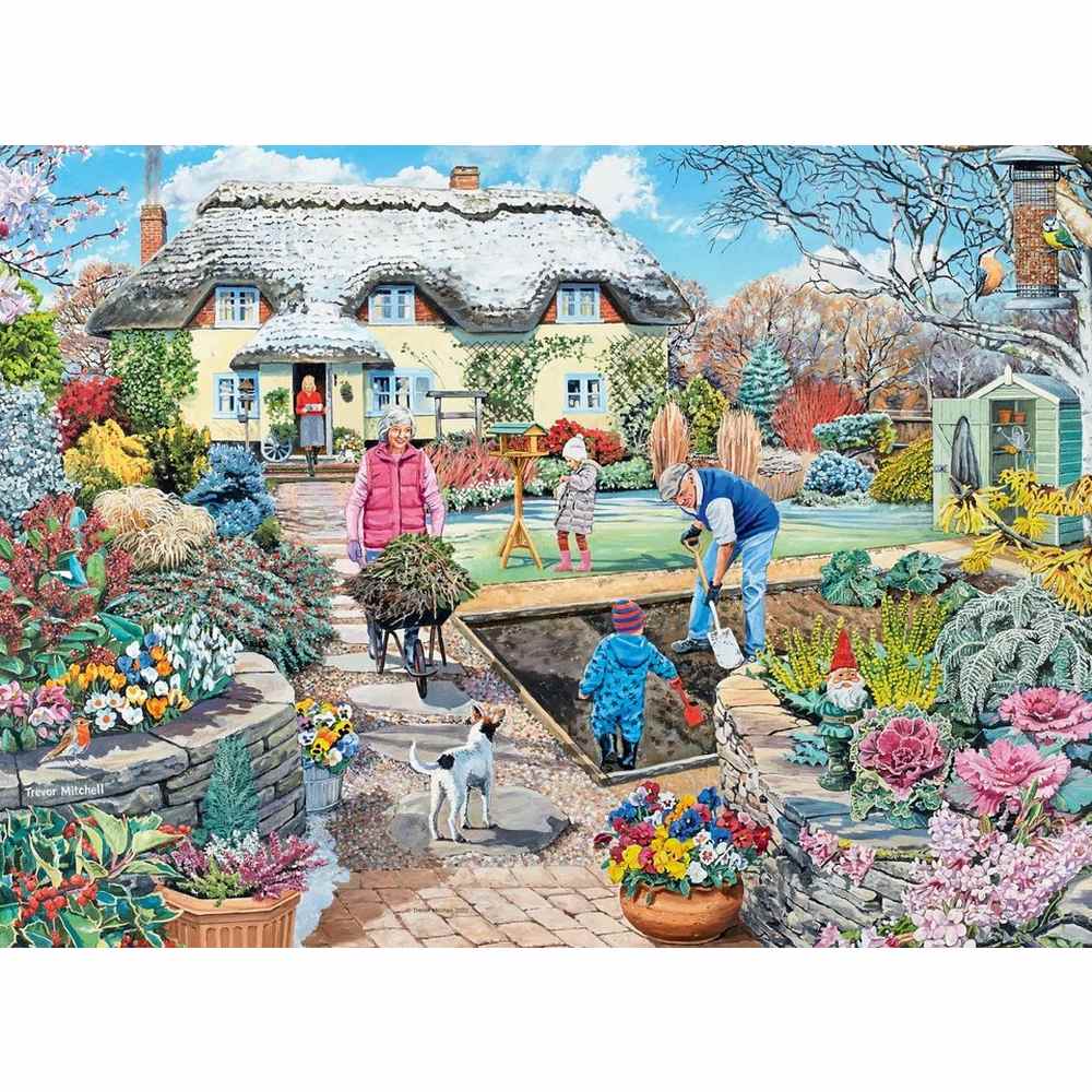 PUZZLE GRADINA BUNICULUI 500 PIESE DESIGN NOU - RAVENSBURGER (RVSPA00678)