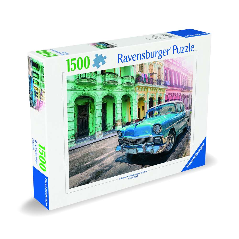PUZZLE CAR IN CUBA 1500 PIECES NEW DESIGN - RAVENSBURGER (RVSPA00722)