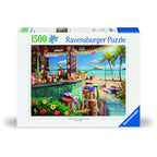 PUZZLE BAR PE PLAJA 1500 PIESE DESIGN NOU - RAVENSBURGER (RVSPA00743)