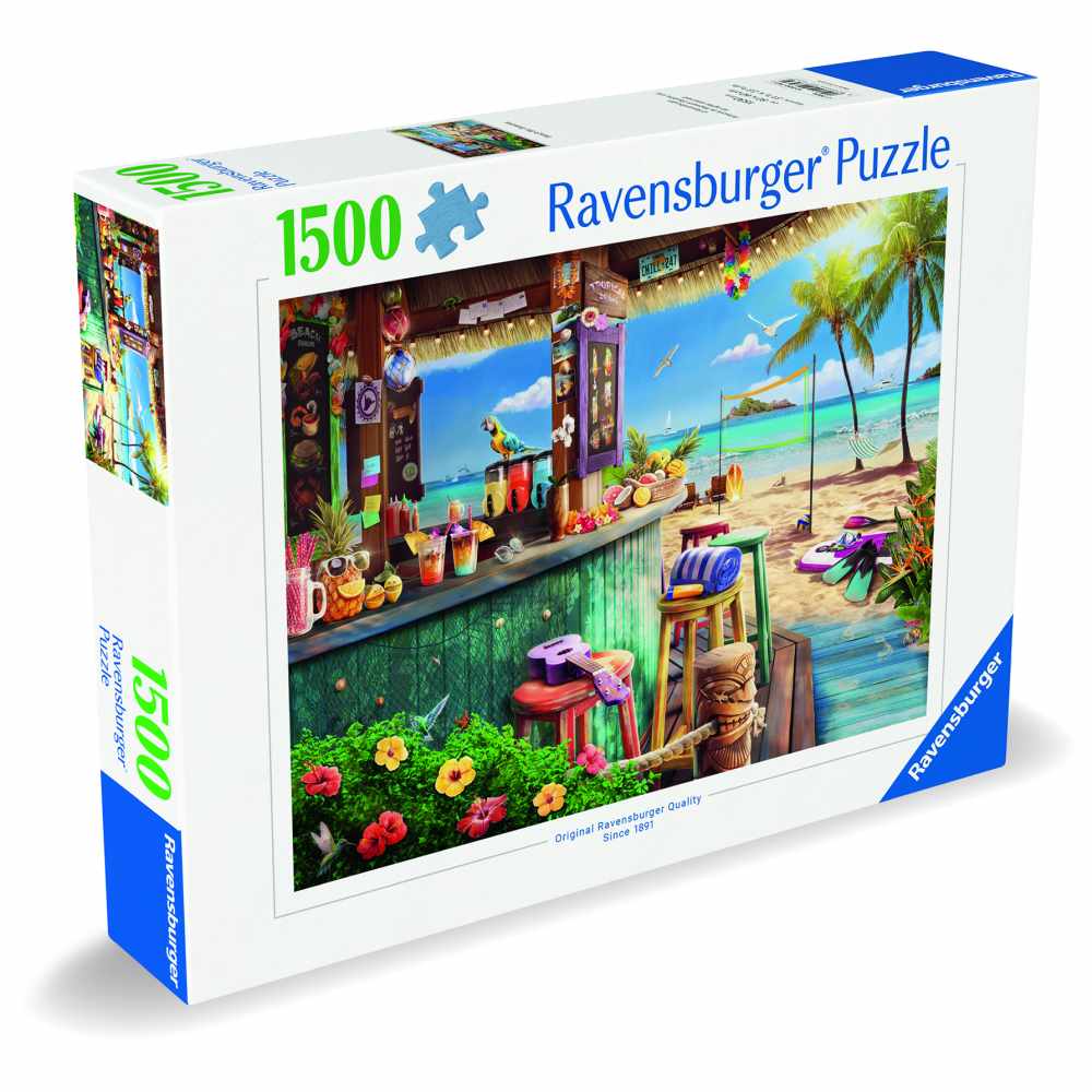 PUZZLE BAR PE PLAJA 1500 PIESE DESIGN NOU - RAVENSBURGER (RVSPA00743)