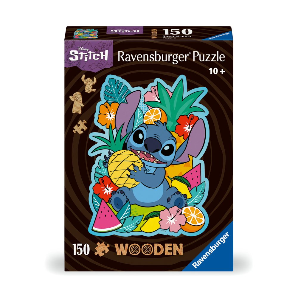 WOODEN PUZZLE CONTOUR DISNEY STITCH 150 PIECES - RAVENSBURGER (RVSPA00758)