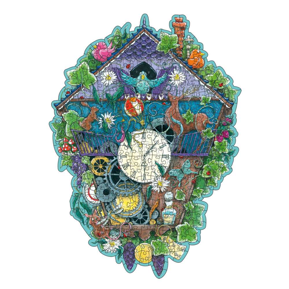 WOODEN PUZZLE CLOCK 300 PIECES - RAVENSBURGER (RVSPA00759)