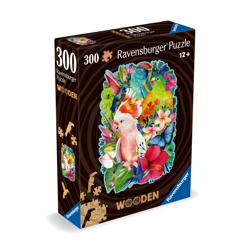 PUZZLE LEMN PASARI 300 PIESE - RAVENSBURGER (RVSPA00760)