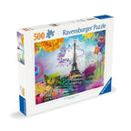 RAVENSBURGER - PUZZLE CARTE POSTALA DIN PARIS 500 PIESE - RAVENSBURGER (RVSPA00772)