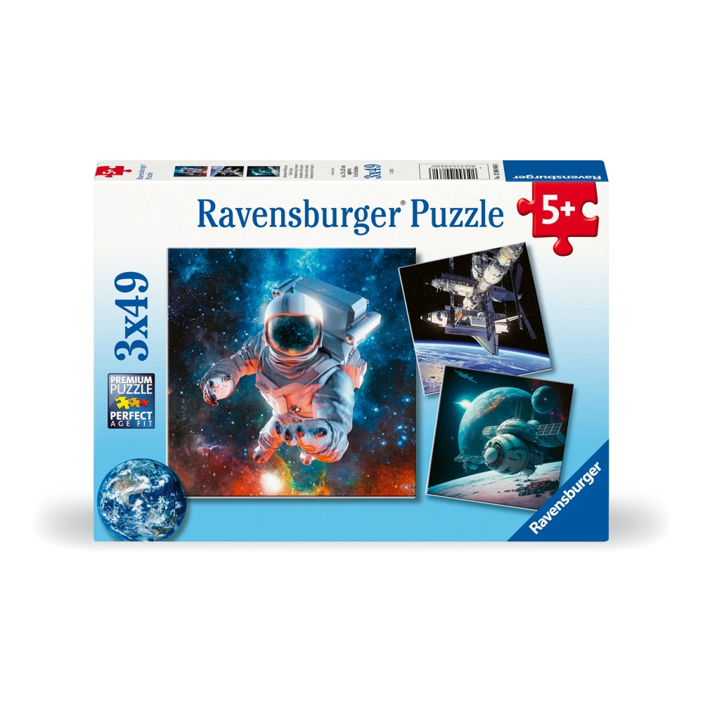 SPACE PUZZLE 3X49 PIECES - RAVENSBURGER (RVSPC00860)