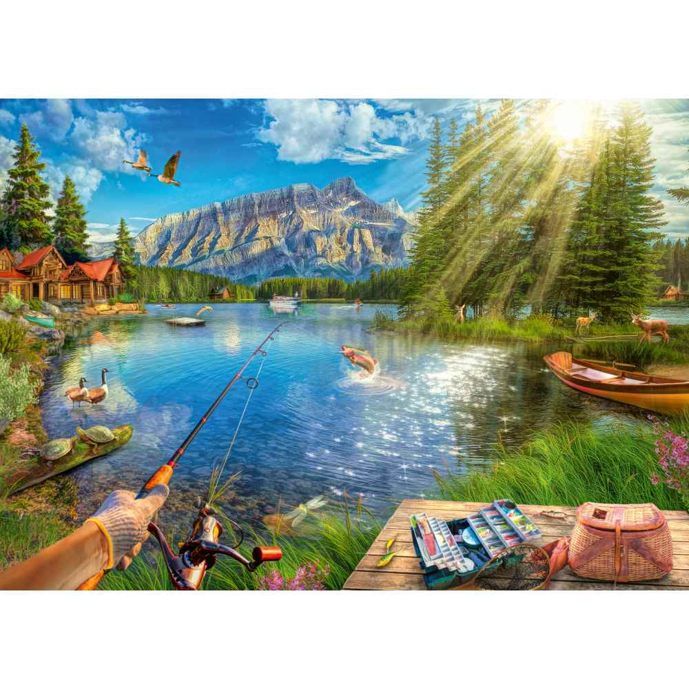 LIFE AT THE LAKE PUZZLE 1000 PIECES - RAVENSBURGER (RVSPA00877)