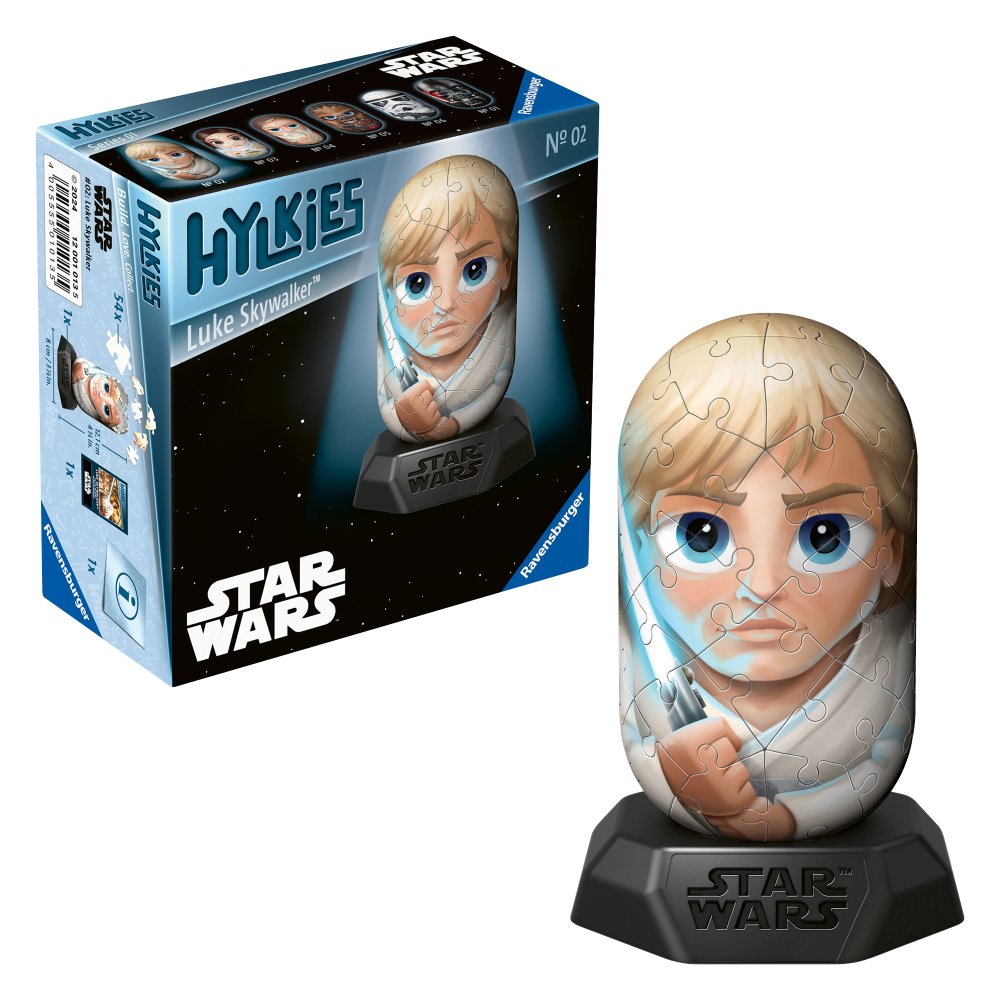 3D PUZZLE HYLKIES STAR WARS LLUKE SKYWALKER 54 PIECES - RAVENSBURGER (RVS3D01013)