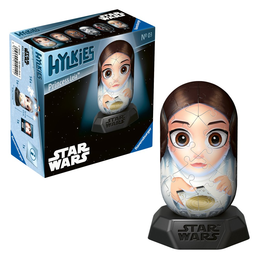 3D PUZZLE HYLKIES STAR WARS PRINCESS LEIA 54 PIECES - RAVENSBURGER (RVS3D01014)