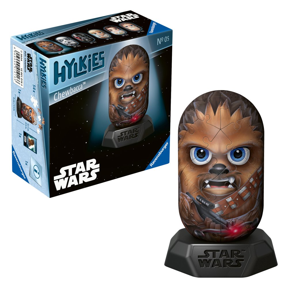 3D PUZZLE HYLKIES STAR WARS CHEWBACCA 54 PIECES - RAVENSBURGER (RVS3D01016)