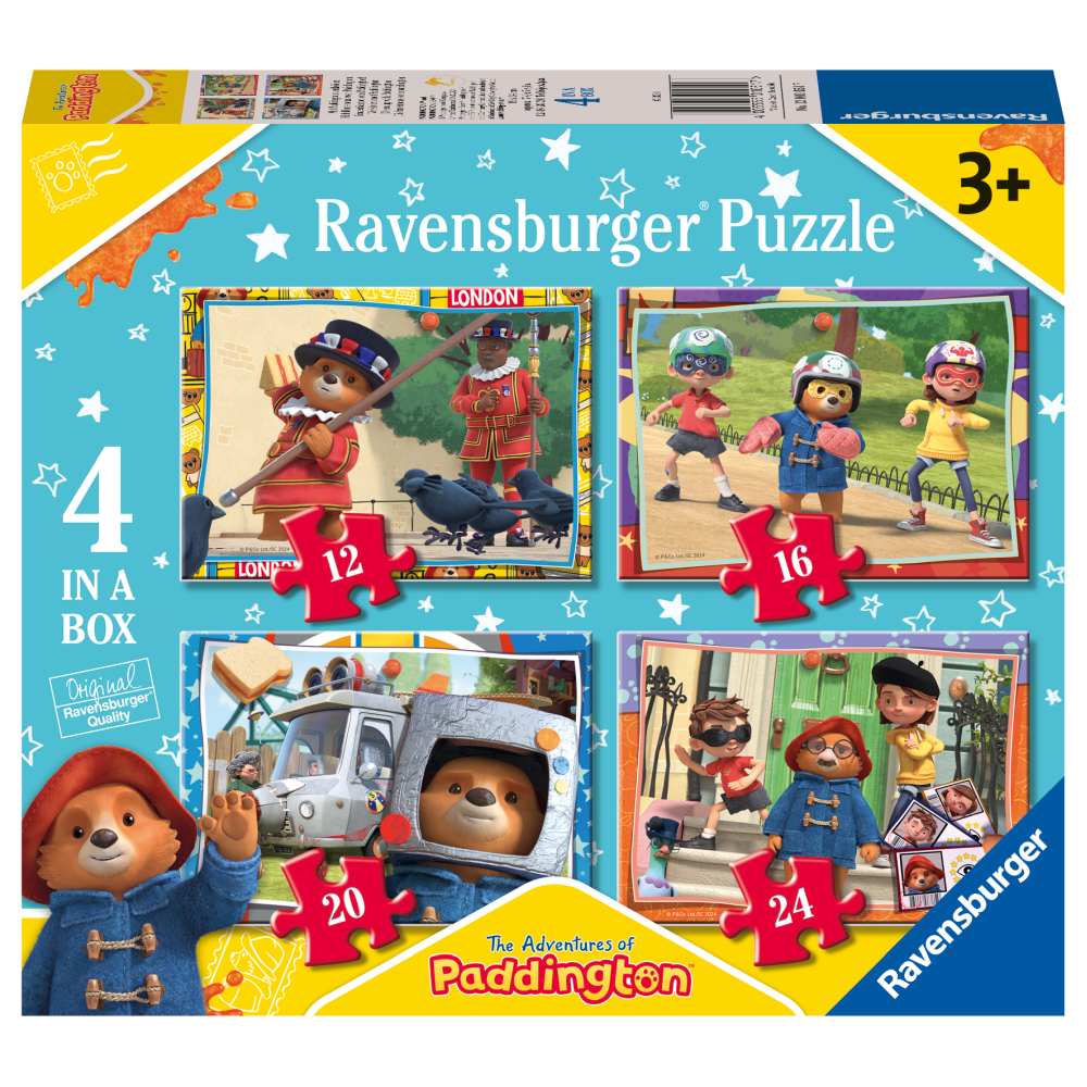 THE ADVENTURES OF PADDINGTON PUZZLE 12, 16, 20, 24 PIECES - RAVENSBURGER (RVSPC01051)