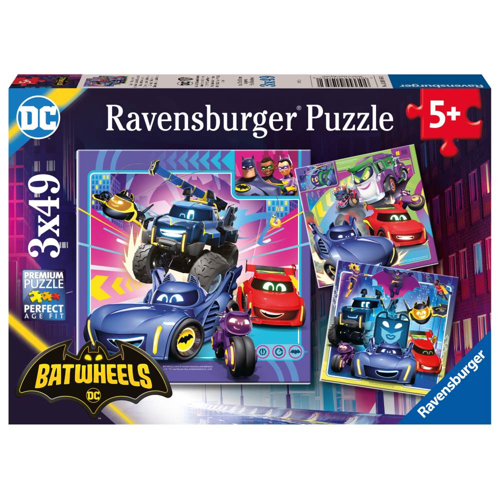 BATROTI PUZZLE 3 X 49 PIECES - RAVENSBURGER (RVSPC01056)