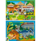 JURASSIC WORLD EXPLORERS PUZZLE 2X24 PIECES - RAVENSBURGER (RVSPC01057)