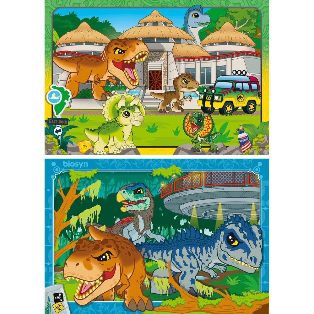JURASSIC WORLD EXPLORERS PUZZLE 2X24 PIECES - RAVENSBURGER (RVSPC01057)