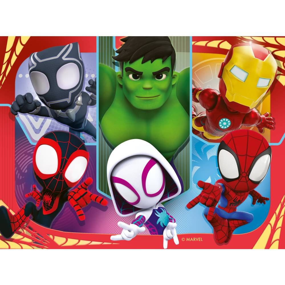 SPIDEY PUZZLE 12, 16, 20, 24 PIECES - RAVENSBURGER (RVSPC01064)