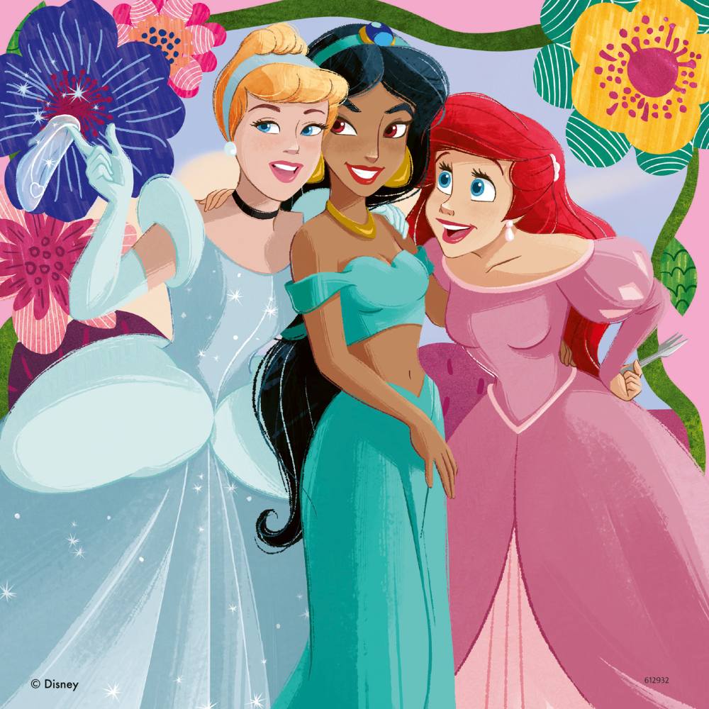 DISNEY PRINCESS POWER PUZZLE 3X49 PIECES - RAVENSBURGER (RVSPC01068)