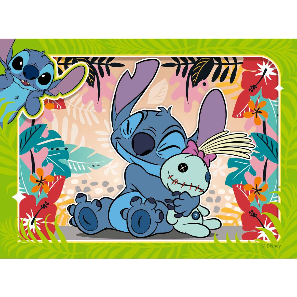 PUZZLE DISNEY STITCH 12, 16, 20, 24 PIECES - RAVENSBURGER (RVSPC01069)