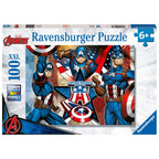 CAPTAIN AMERICA PUZZLE 100 PIECES - RAVENSBURGER (RVSPC01073)