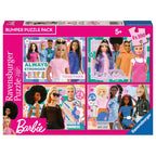 PUZZLE BARBIE 4 X 100 PIESE - RAVENSBURGER (RVSPC01077)