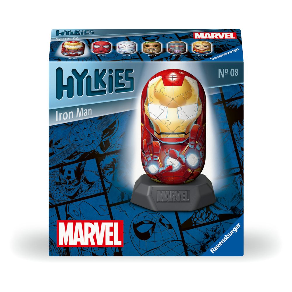3D PUZZLE HYLKIES MARVEL IRON MAN 54 PIECES - RAVENSBURGER (RVS3D01157)