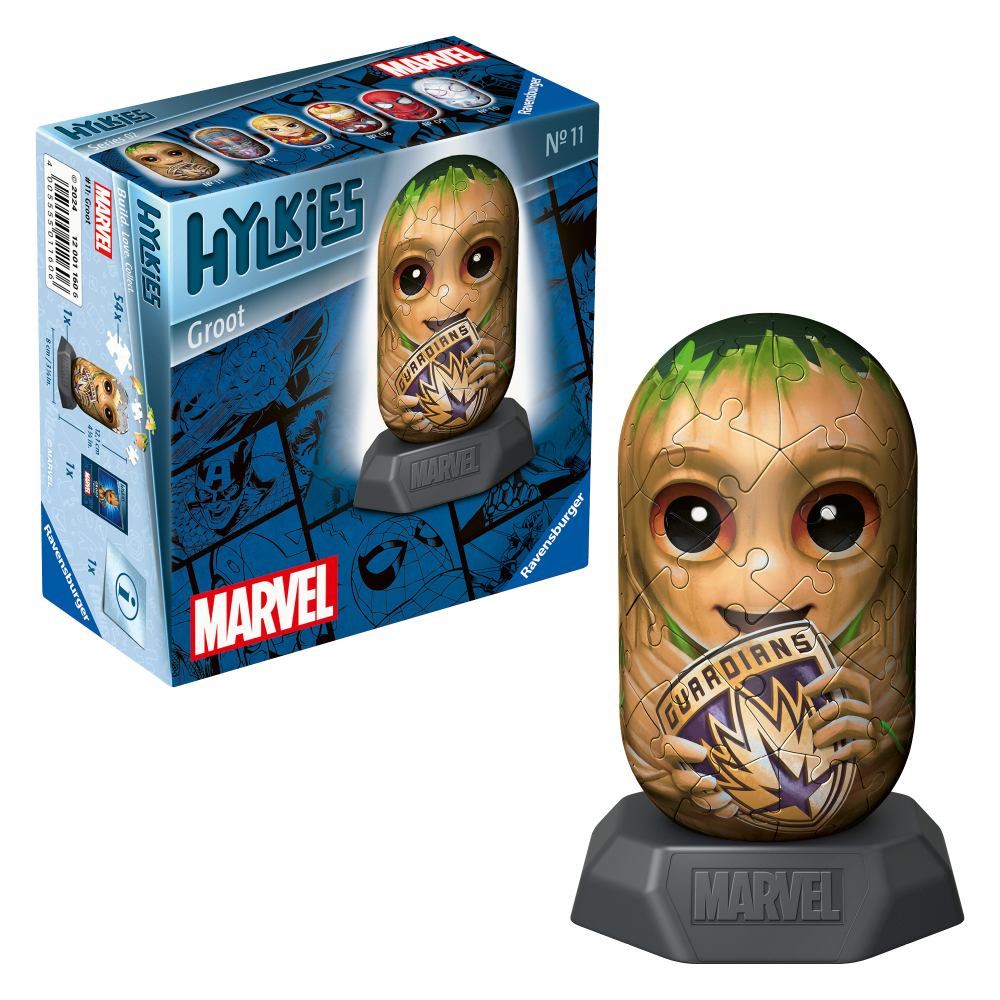 3D PUZZLE HYLKIES MARVEL GROOT 54 PIECES - RAVENSBURGER (RVS3D01160)