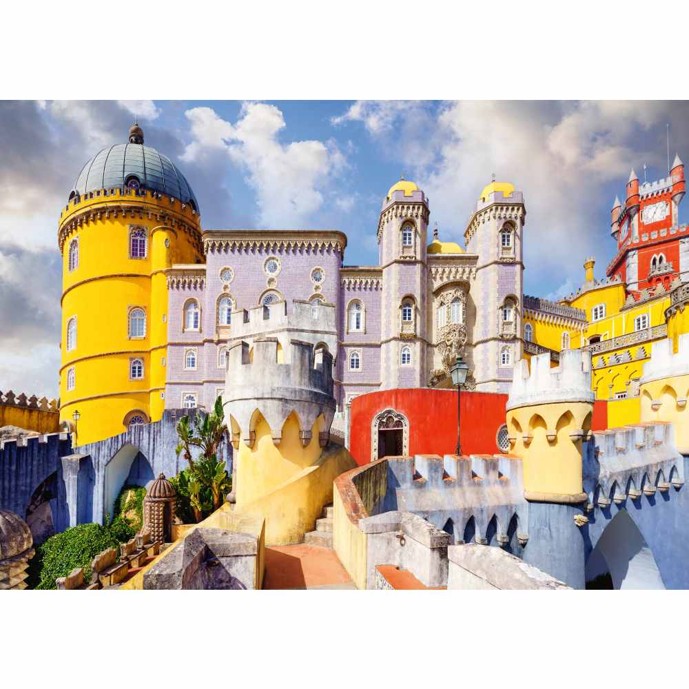 PUZZLE CASTELE MINUNATE PALATUL PENA PORTUGALIA 1000 PIESE - RAVENSBURGER (RVSPA01314)