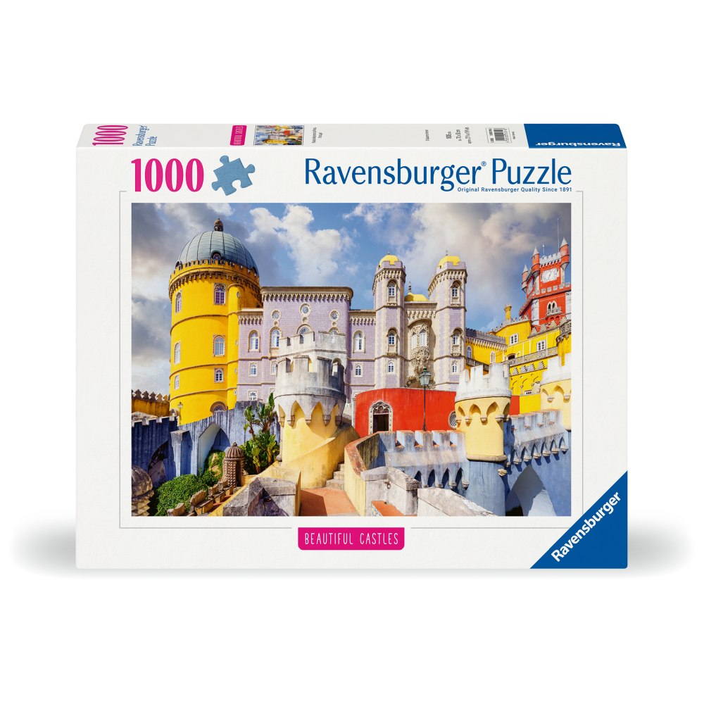 PUZZLE CASTELE MINUNATE PALATUL PENA PORTUGALIA 1000 PIESE - RAVENSBURGER (RVSPA01314)