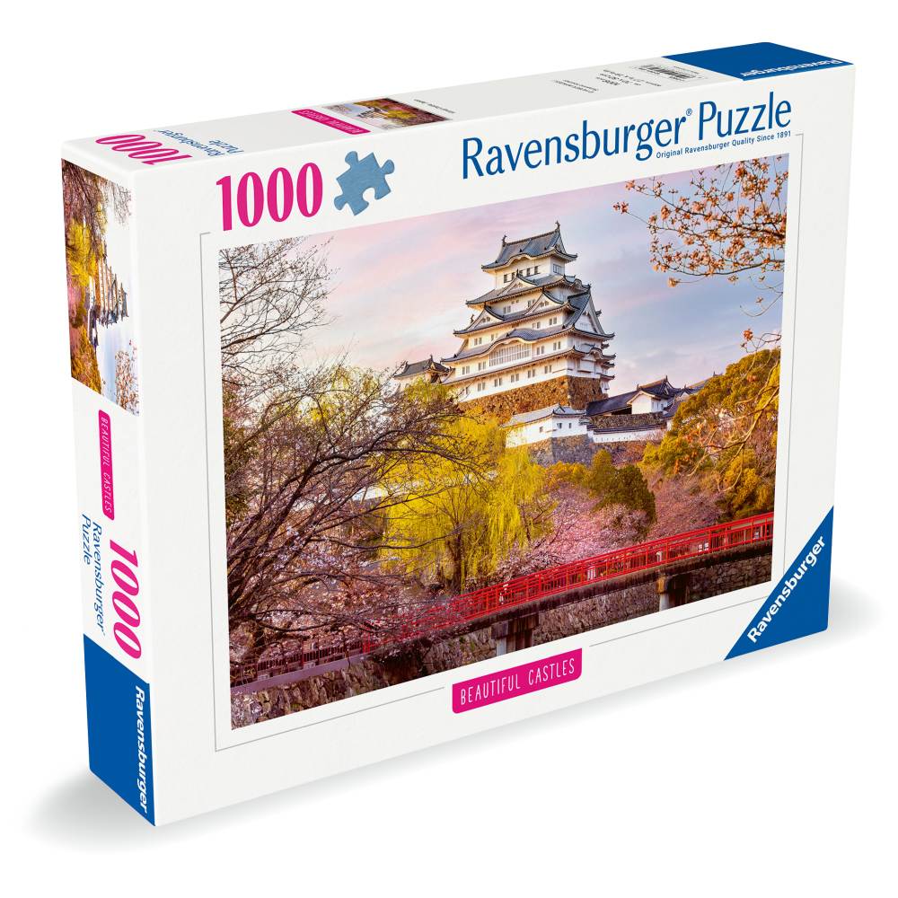 PUZZLE CASTELE MINUNATE CASTELUL HIMEJI JAPONIA 1000 PIESE - RAVENSBURGER (RVSPA01316)