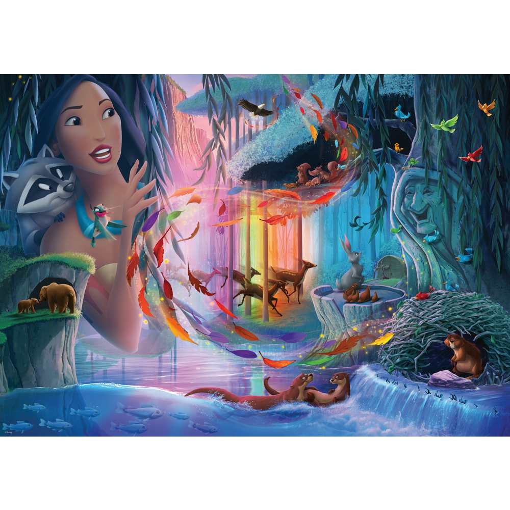 PUZZLE COLECTIA DE CASTELE DISNEY POCAHONTAS 1000 PIESE - RAVENSBURGER (RVSPA01344)