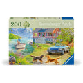 PUZZLE PENTRU VARSTNICI CASA PE MALUL LACULUI CU SABLON DE IMAGINE SI SUPORT DIN CARTON 200 PIESE MARI XL - RAVENSBURGER (RVSPA01370)