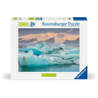 PUZZLE PUTEREA NATURII LACUL GLACIAR JOKULSARLON DIN ISLANDA 1000 PIESE - RAVENSBURGER (RVSPA01394)