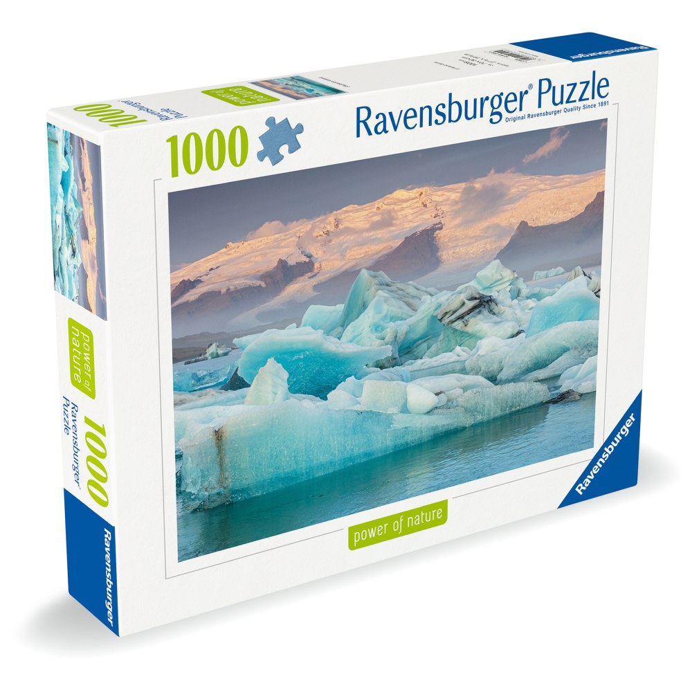 PUZZLE PUTEREA NATURII LACUL GLACIAR JOKULSARLON DIN ISLANDA 1000 PIESE - RAVENSBURGER (RVSPA01394)