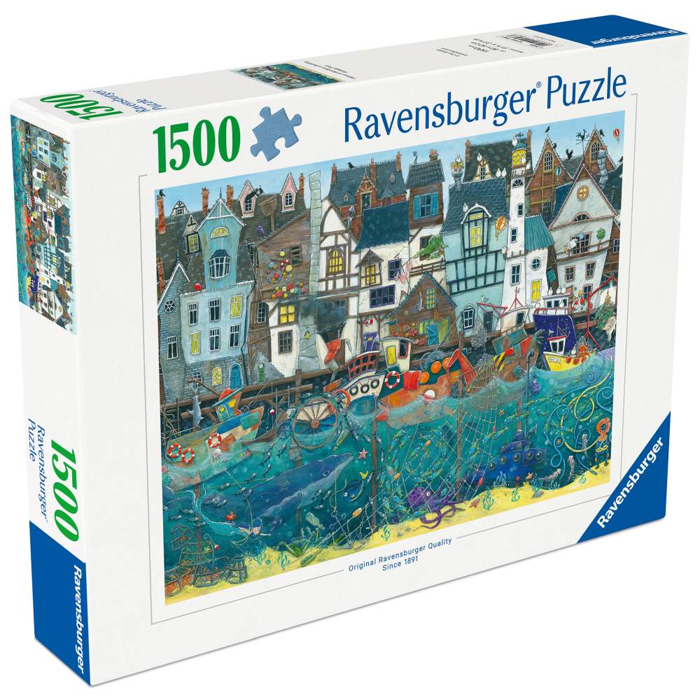 PUZZLE PORT CU MARE AGITATA 1500 PIESE - RAVENSBURGER (RVSPA01398)