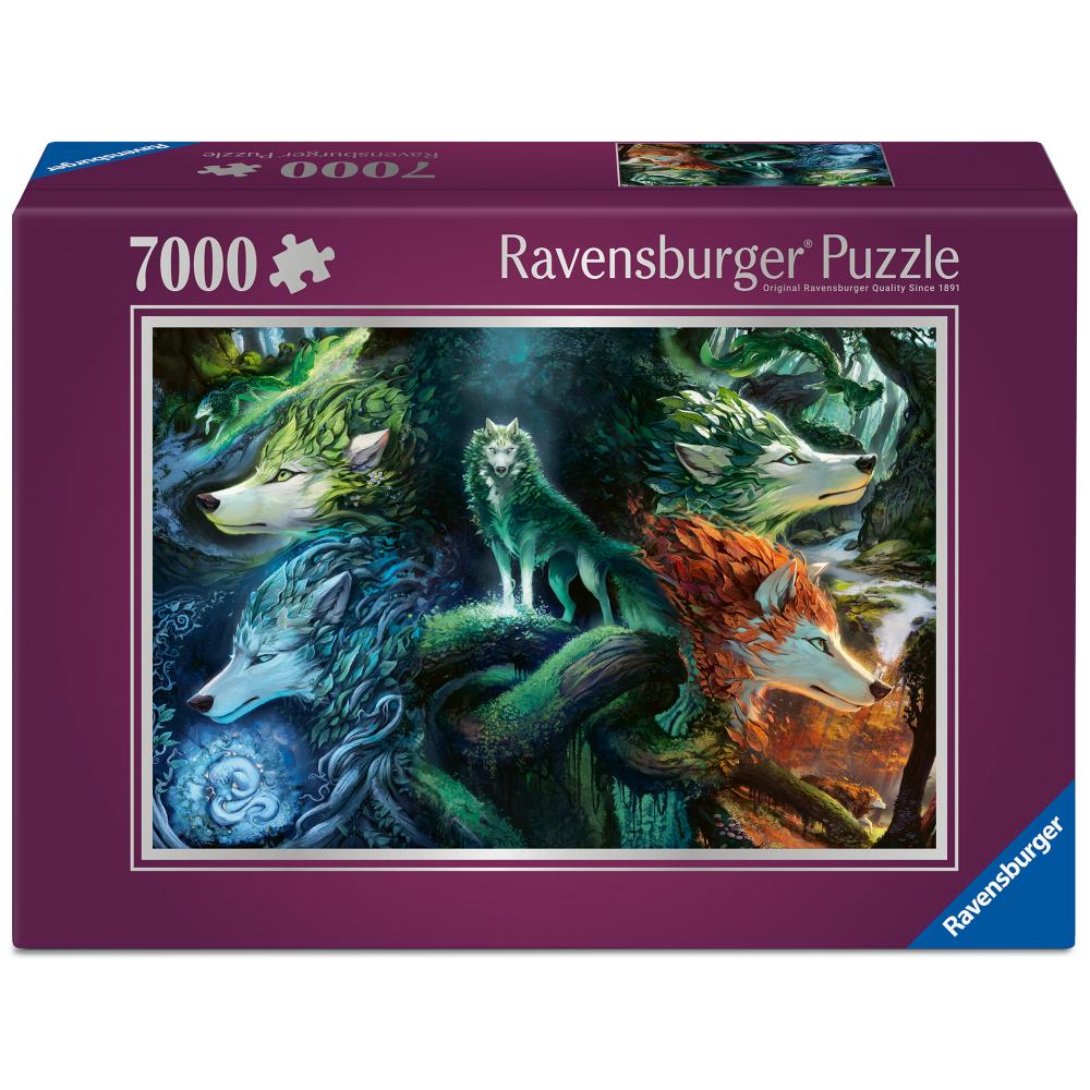 PUZZLE LUPUL DIN ADANCUL PADURII 7000 PIESE - RAVENSBURGER (RVSPA01423)