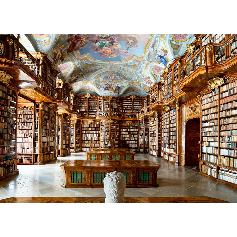 PUZZLE BIBLIOTECA IN MANASTIREA SANKT FLORIAN 1000 PIESE - RAVENSBURGER (RVSPA01440)