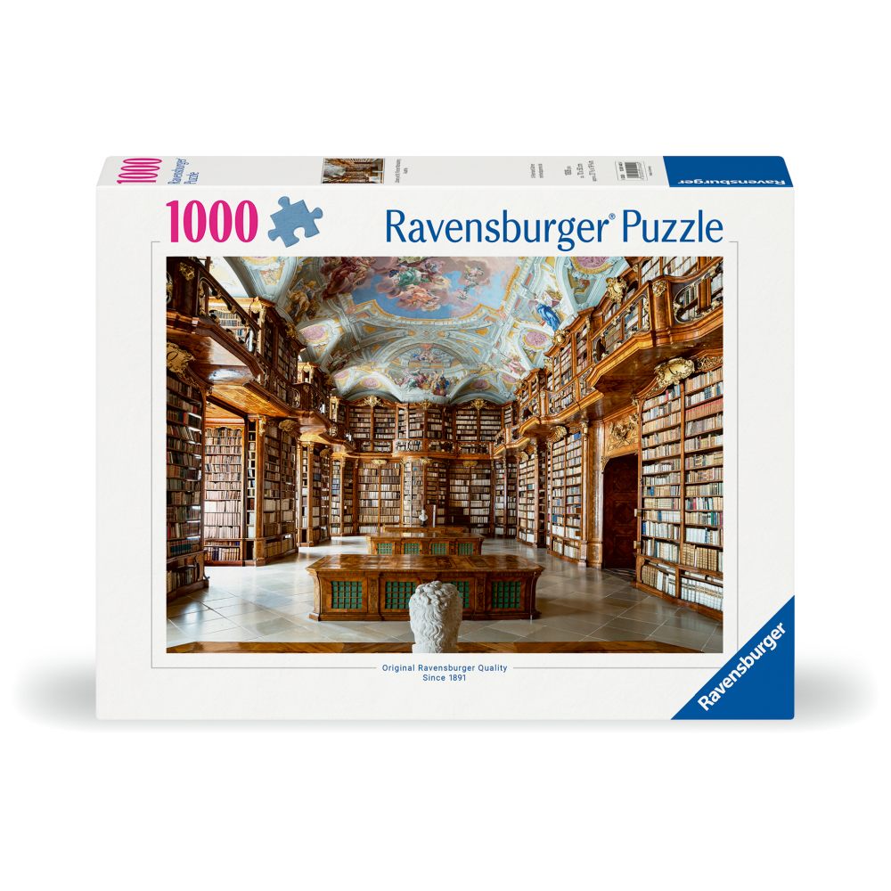 PUZZLE BIBLIOTECA IN MANASTIREA SANKT FLORIAN 1000 PIESE - RAVENSBURGER (RVSPA01440)
