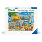 PUZZLE MAGAZIN DE INCHIRIERI PE PLAJA 1500 PIESE - RAVENSBURGER (RVSPA01449)
