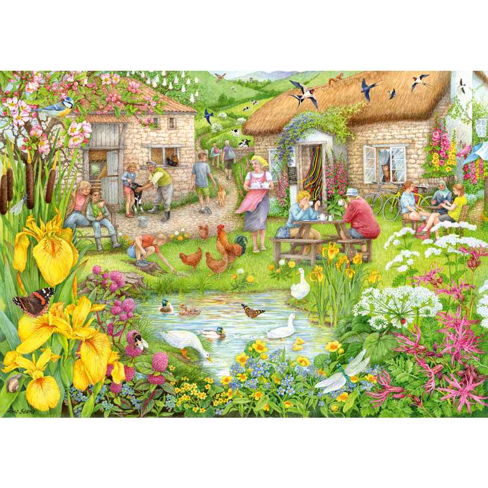 PUZZLE DE COLECTIE CAFENEAUA DE LA FERMA 1000 PIESE - RAVENSBURGER (RVSPA01454)