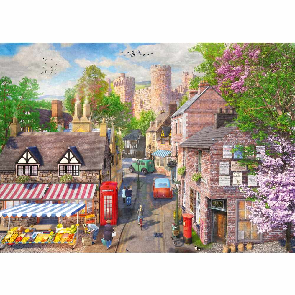 PUZZLE PE ALEE NUMARUL 5 CASTLE LANE 1000 PIESE - RAVENSBURGER (RVSPA01457)