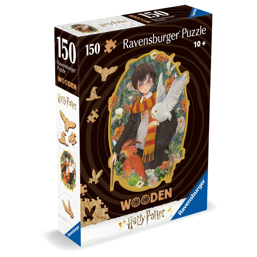 PUZZLE CONTUR DIN LEMN HARRY POTTER 150 PIESE - RAVENSBURGER (RVSPA01458)