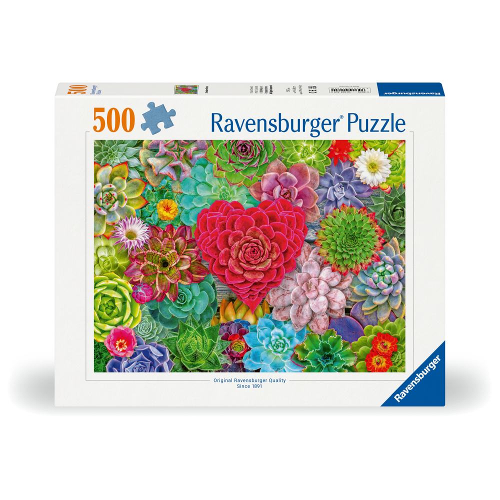PUZZLE PLANTE SUCULENTE 500 PIESE - RAVENSBURGER (RVSPA01469)
