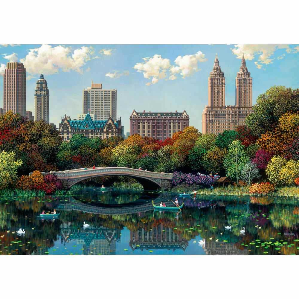 PUZZLE PODUL BOW CENTRAL PARK NEW YORK 1000 PIESE - RAVENSBURGER (RVSPA01485)
