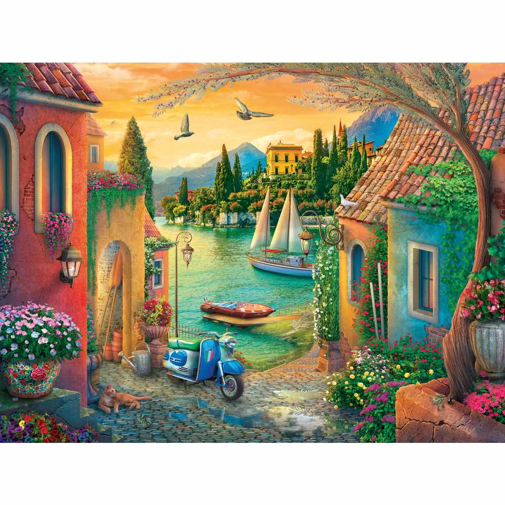 PUZZLE VEDERE DIN VILA EUROPEANA 750 PIESE MARI - RAVENSBURGER (RVSPA01516)