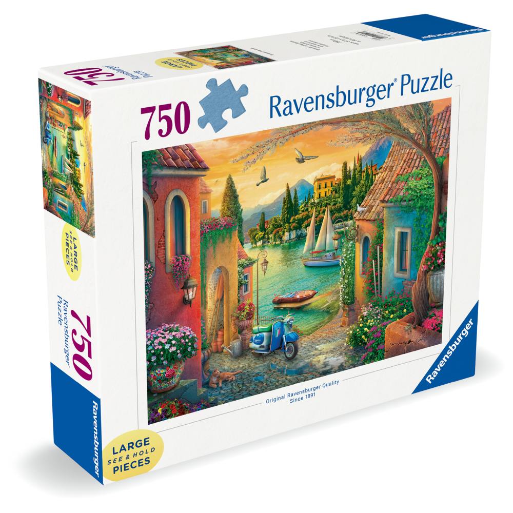 PUZZLE VEDERE DIN VILA EUROPEANA 750 PIESE MARI - RAVENSBURGER (RVSPA01516)