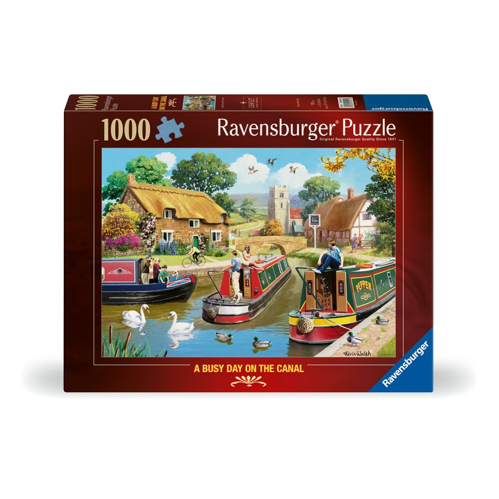 PUZZLE O ZI AGITATA PE CANAL 1000 PIESE - RAVENSBURGER (RVSPA01521)