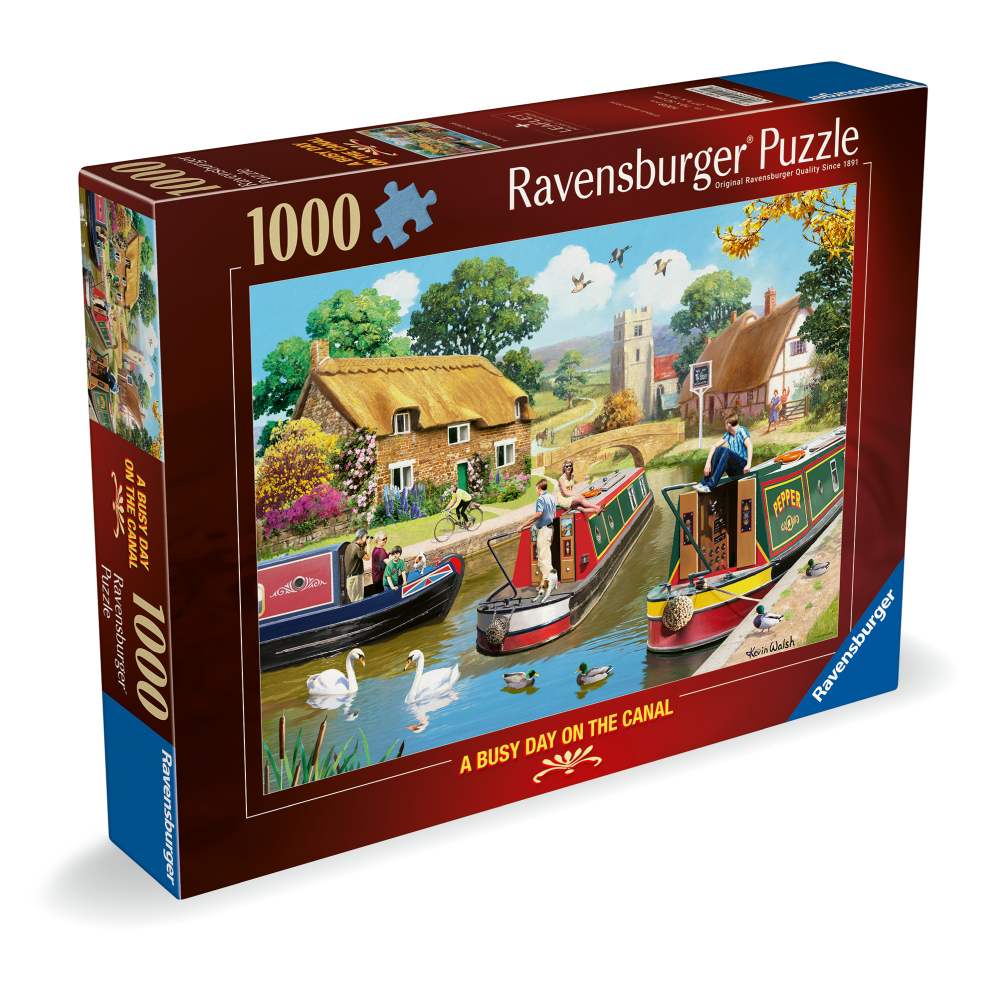 PUZZLE O ZI AGITATA PE CANAL 1000 PIESE - RAVENSBURGER (RVSPA01521)