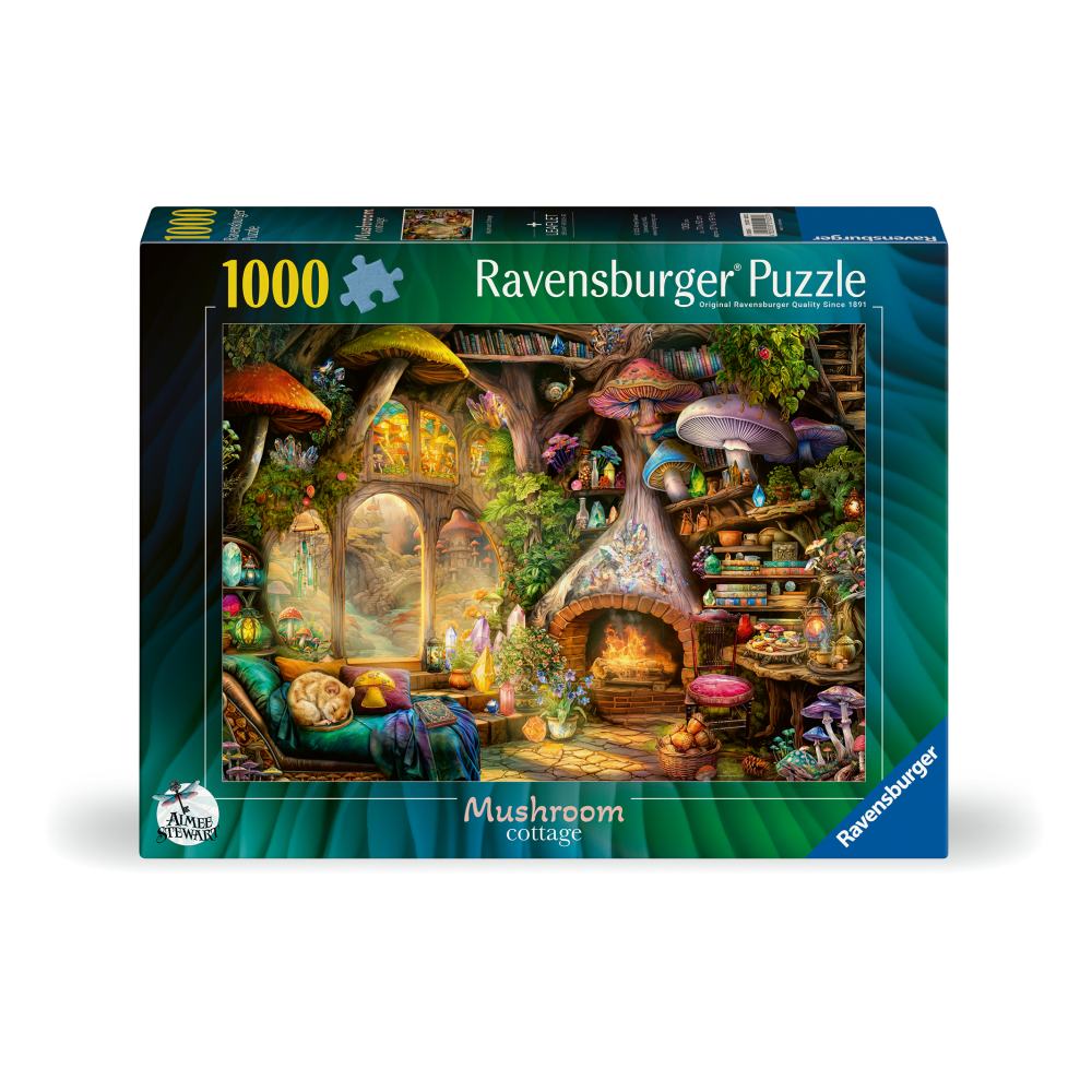 PUZZLE COLIBA CIUPERCUTELOR 1000 PIESE - RAVENSBURGER (RVSPA01525)