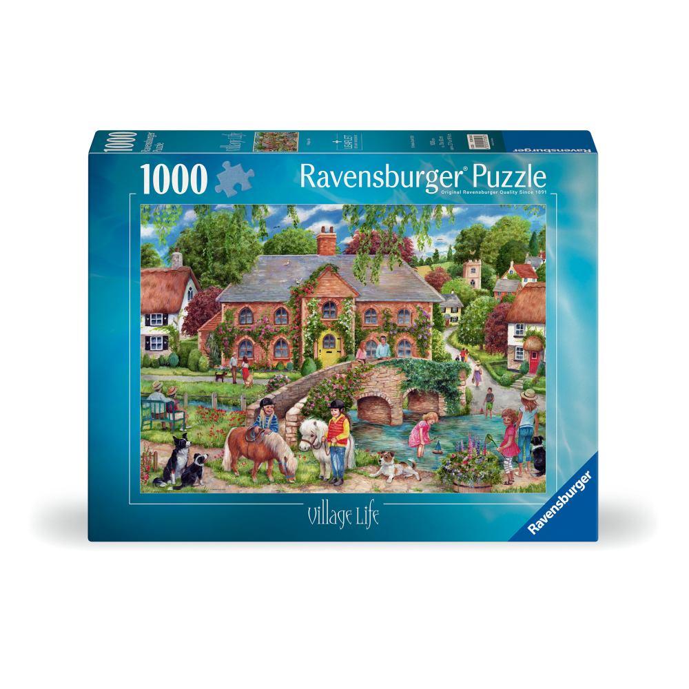 PUZZLE VIATA LA SAT 1000 PIESE - RAVENSBURGER (RVSPA01526)